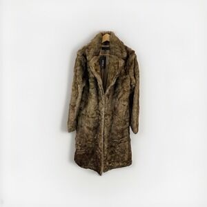 Fhillinuo Faux Fur Coat Womens Size XL Multicolor NWT